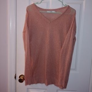 Pink oversized sweater